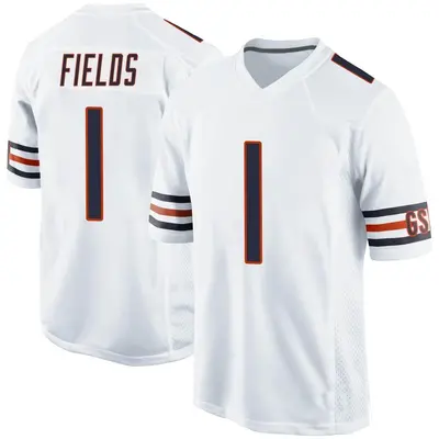 Men's Nike Justin Fields Navy Chicago Bears Vapor Elite Jersey